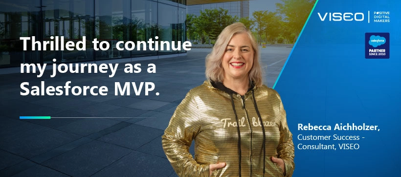Rebecca Aichholzer celebrates her reappointment as a Salesforce MVP for 2025